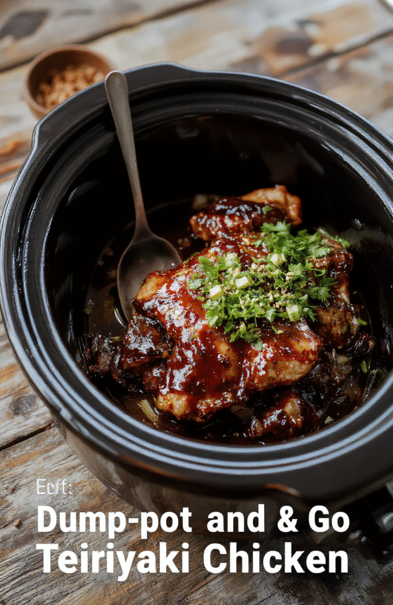 Colorful glazed teriyaki chicken pieces arranged neatly on a white plate, garnished with sesame seeds and chopped green onions, with a glossy sauce coating the tender meat. The plate is set on a rustic wooden table with hints of fresh ingredients and a sprinkle of sesame seeds for added texture and visual appeal.